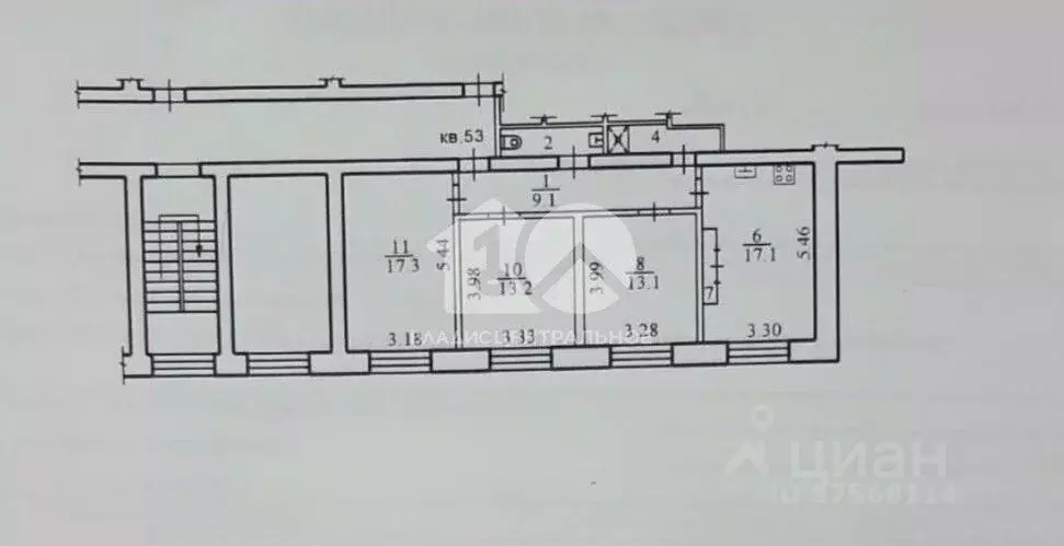 3-к кв. Новосибирская область, Новосибирский район, с. Раздольное ... - Фото 2
