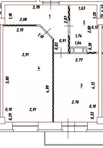 Продаётся 1-к квартира, 39.1 м - Фото 1