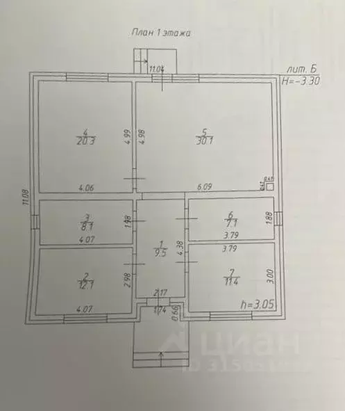 Коттедж в Адыгея, Тахтамукайский район, Козет аул ул. Ленина (100 м) - Фото 2