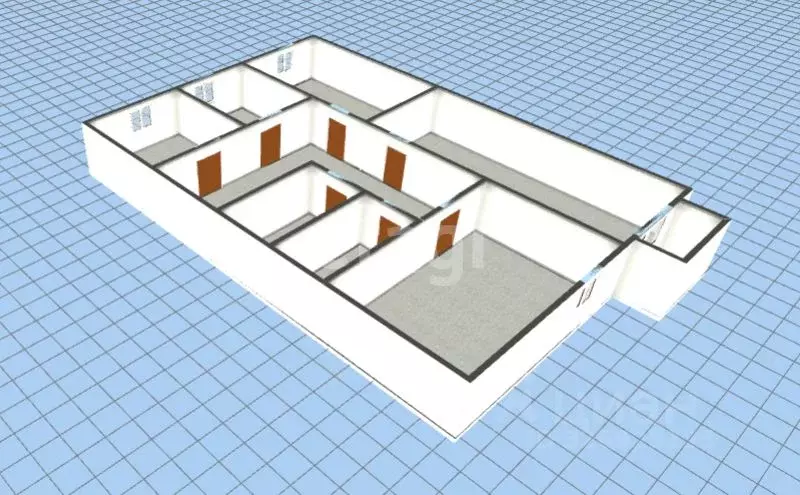 4-к кв. Белгородская область, Губкин ул. Раевского, 12А (72.9 м) - Фото 2
