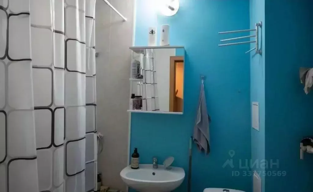 1-к кв. Татарстан, Казань ул. Виктора Сажинова, 6/9 (41.2 м) - Фото 2