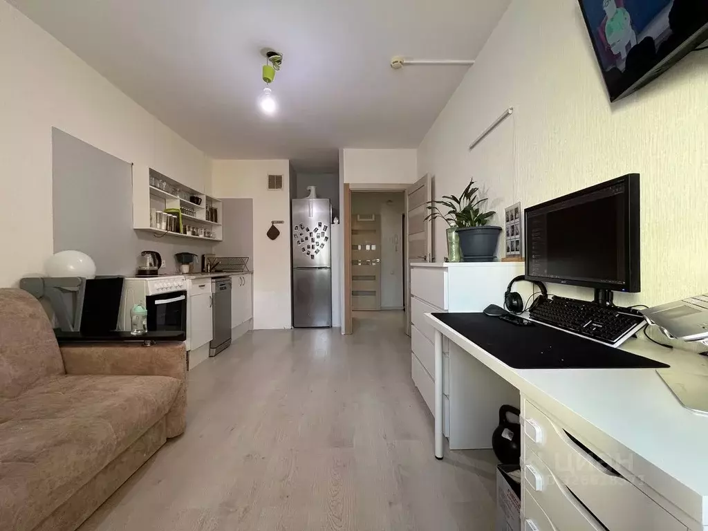 1-к кв. Санкт-Петербург пос. Парголово, ул. Федора Абрамова, 18к1 ... - Фото 1