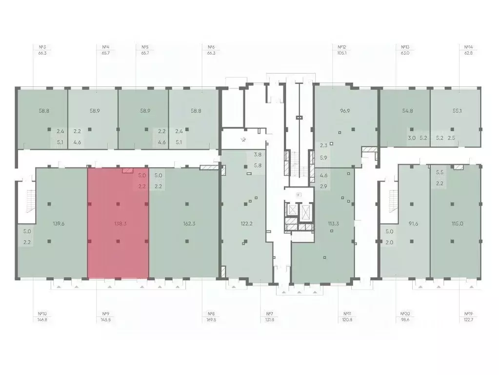 Офис в Санкт-Петербург Партизанская ул., 5 (146 м) - Фото 2