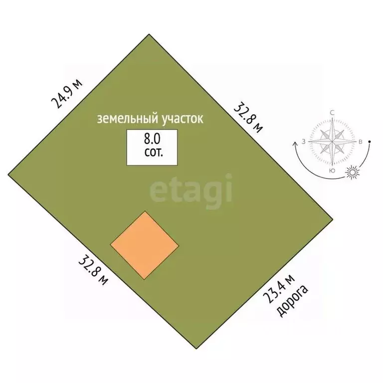 Дом в Саха (Якутия), Якутск Маганский тракт, 2-й км, 36/3 (32 м) - Фото 1