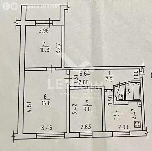 3-комнатная квартира: Ижевск, улица Оружейника Драгунова, 66 (54 м) - Фото 0