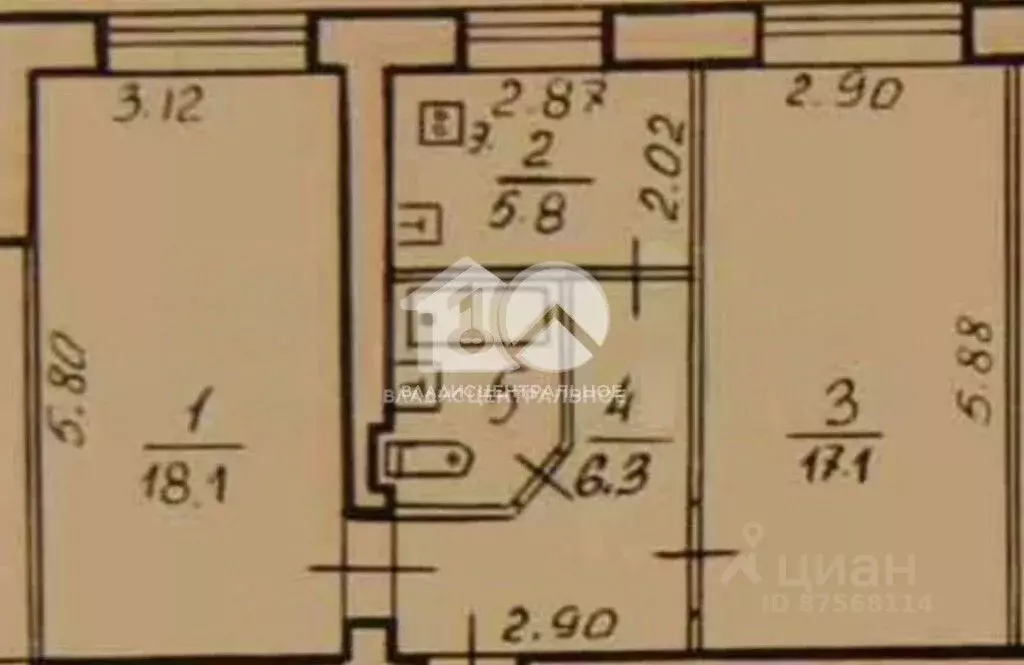 2-к кв. Новосибирская область, Новосибирск пер. 2-й ... - Фото 2