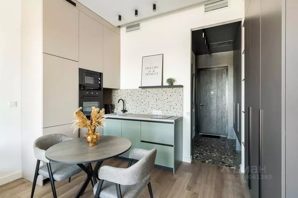 Студия Санкт-Петербург наб. Макарова, 58 (29.0 м) - Фото 1