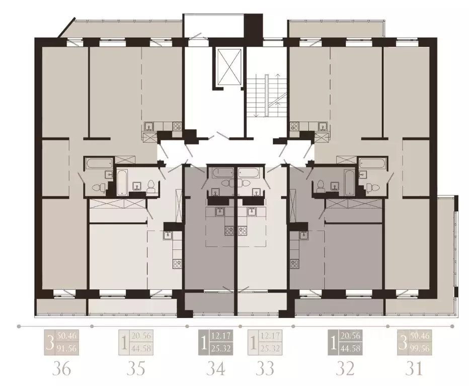 3-к кв. Иркутская область, Иркутск Советская ул., 115/1Б (99.56 м) - Фото 2