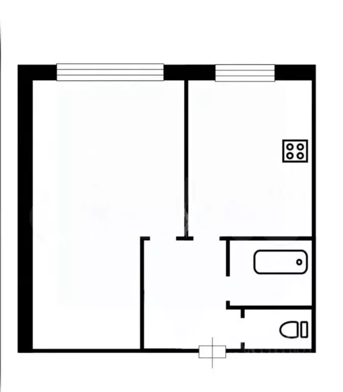 1-к кв. Санкт-Петербург ул. Замшина, 27К1 (30.3 м) - Фото 1
