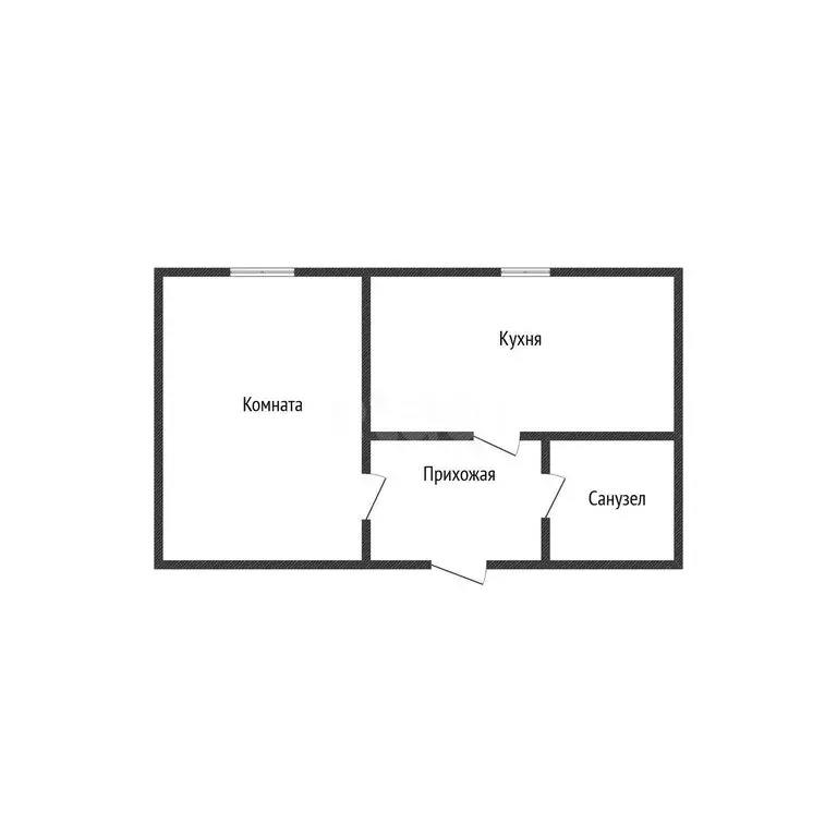 1-комнатная квартира: село Алексеевка, Речная улица, 21Б (33 м) - Фото 1