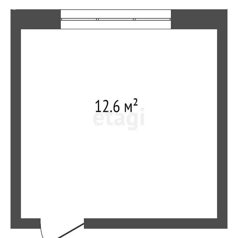 1к в -комнатной квартире (12.4 м) - Фото 1