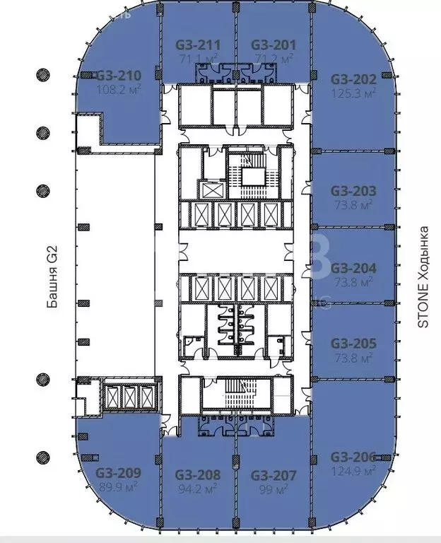 Офис (73.8 м) - Фото 1