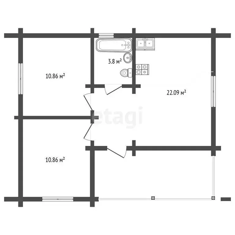 Дом в Московская область, Раменский муниципальный округ, дачный ... - Фото 2