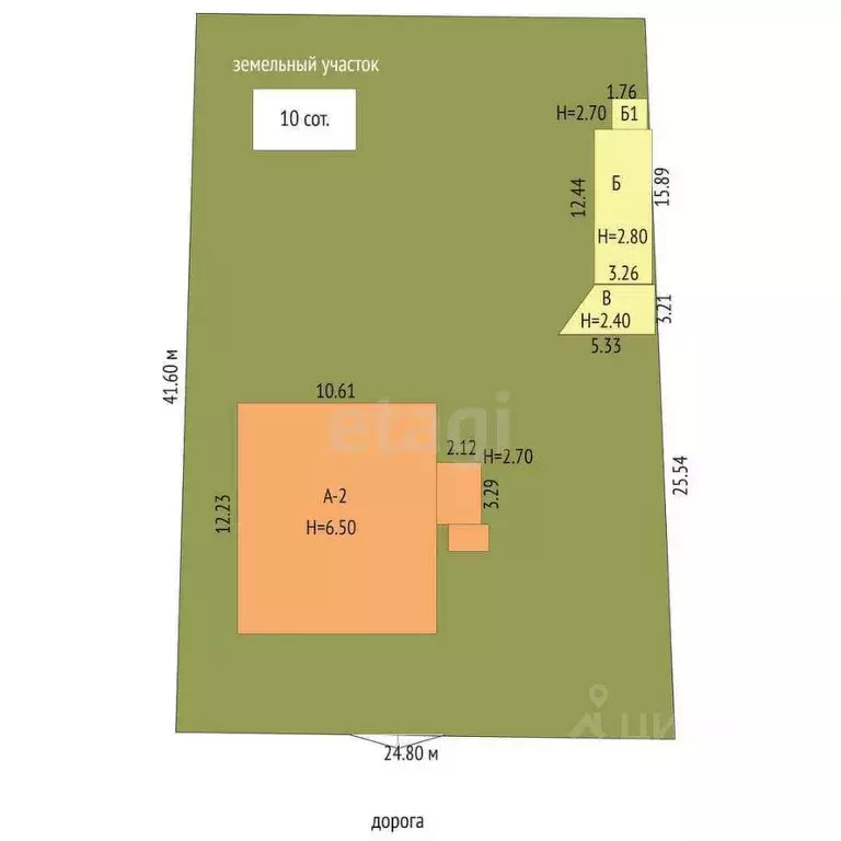 Дом в Крым, Сакский район, с. Лесновка ул. Солнечная (220 м) - Фото 2