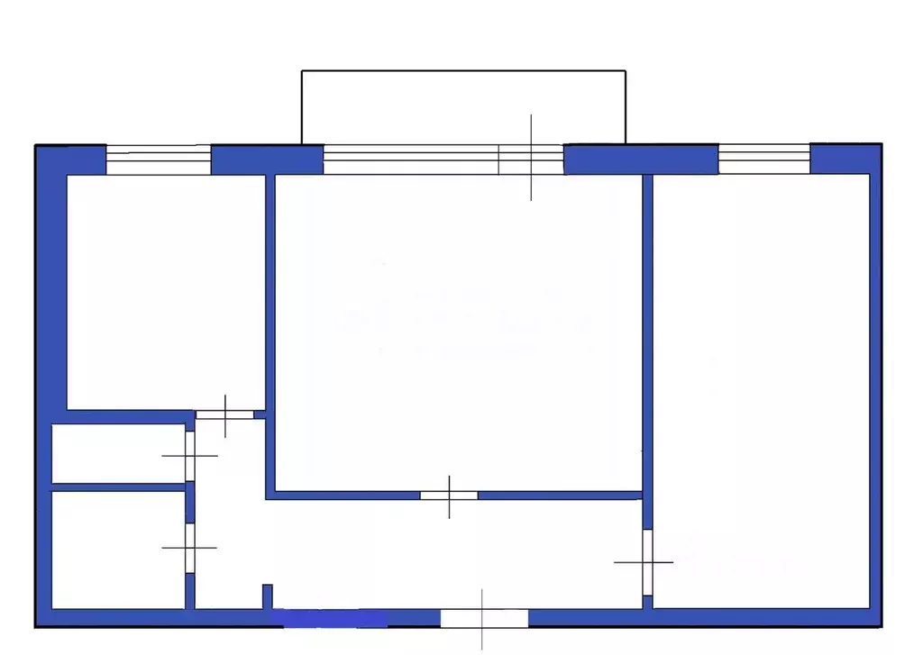 2-к кв. Кемеровская область, Ленинск-Кузнецкий просп. Ленина, 65 (52.8 ... - Фото 2