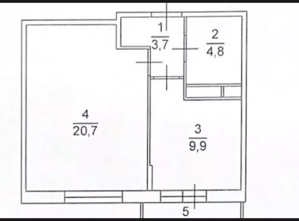 1-к кв. Москва ул. Введенского, 13в (39.1 м) - Фото 1