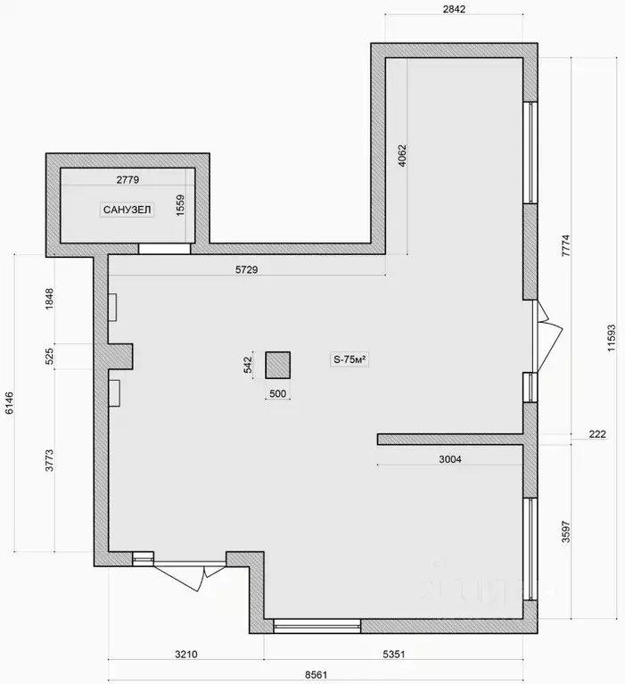 Помещение свободного назначения в Свердловская область, Екатеринбург ... - Фото 2