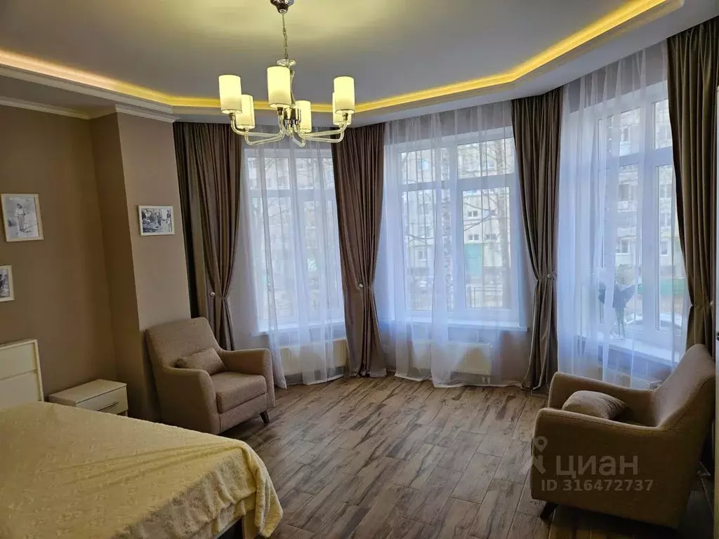 Студия Тверская область, Конаково ул. Набережная Волги, 46 (51.2 м) - Фото 1