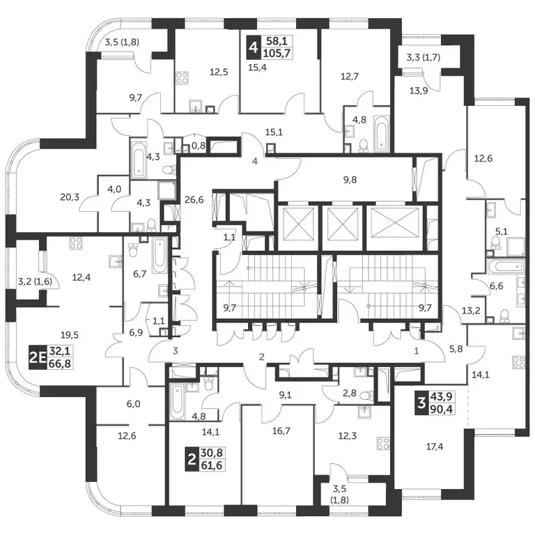 2-к кв. Москва ул. Вильгельма Пика, 1 (61.6 м) - Фото 1