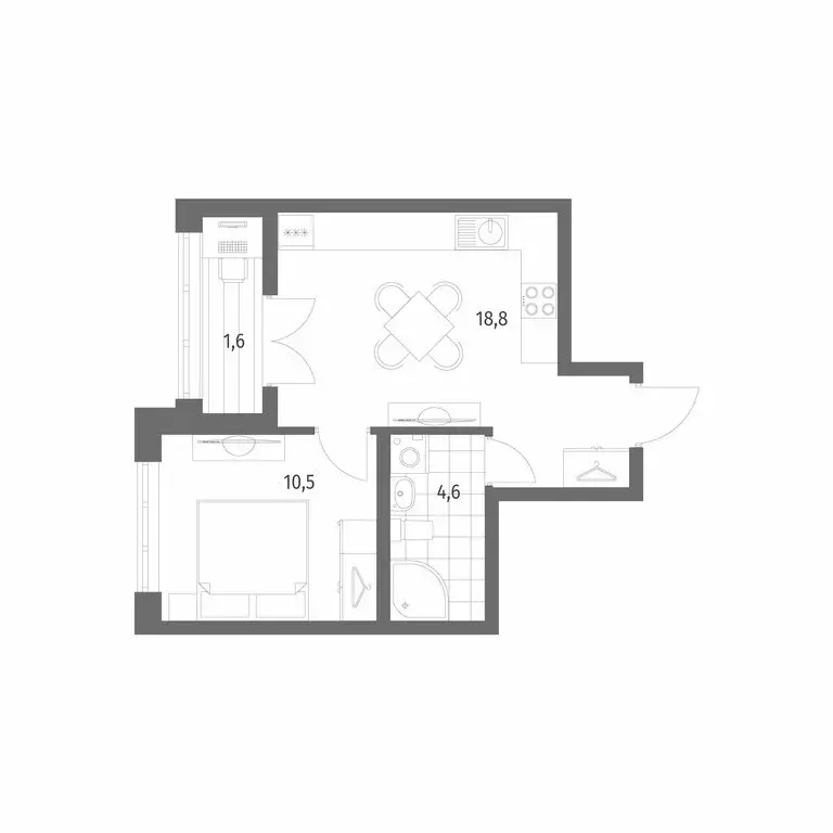 1-комнатная квартира: Новоселье, бульвар Белых Ночей, 3 (35.5 м) - Фото 1