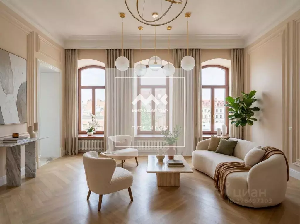 2-к кв. Санкт-Петербург ул. Восстания, 43 (95.0 м) - Фото 1