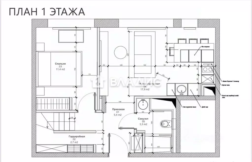 2-к кв. Москва ул. Шекспира, 1к1 (65.5 м) - Фото 2