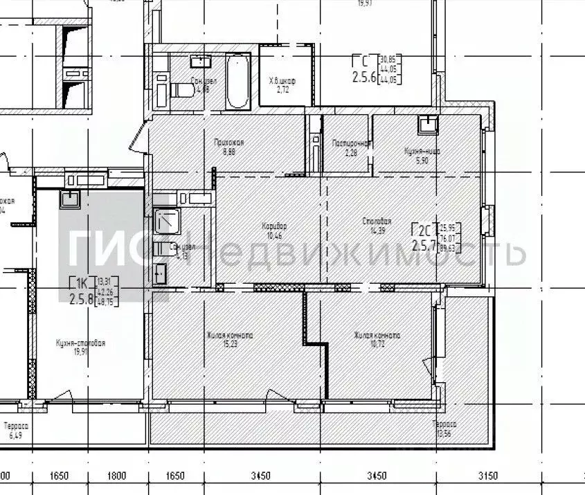 2-к кв. Новосибирская область, Новосибирск ул. Аэропорт, 88 (76.0 м) - Фото 0