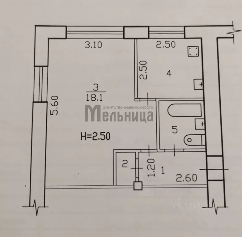 1-к кв. Волгоградская область, Волгоград ул. Жолудева, 30 (30.1 м) - Фото 1
