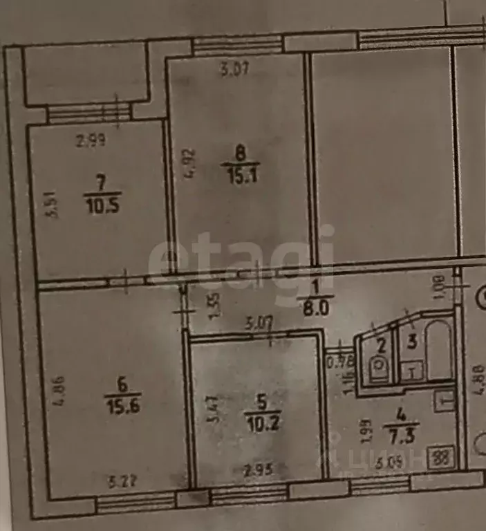 4-к кв. Удмуртия, Ижевск Автозаводская ул., 30 (69.9 м) - Фото 2