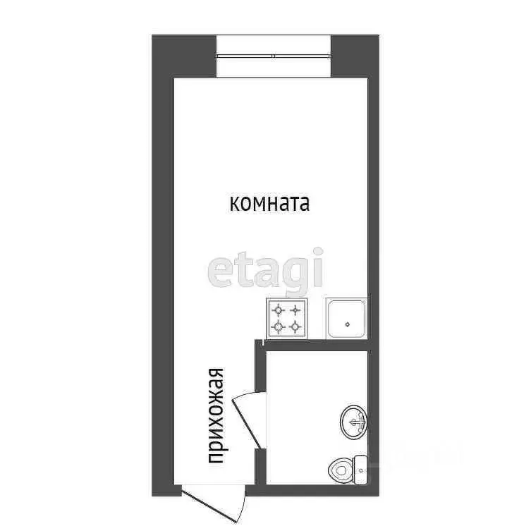 Комната Красноярский край, Красноярск Свердловская ул., 49в (19.5 м) - Фото 2