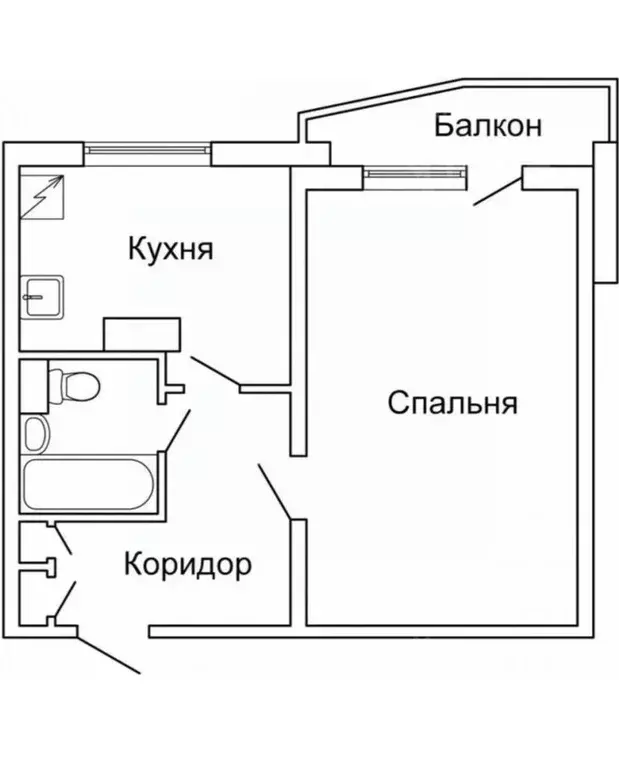 1-к кв. Москва Нагатинский бул., 6 (37.8 м) - Фото 2