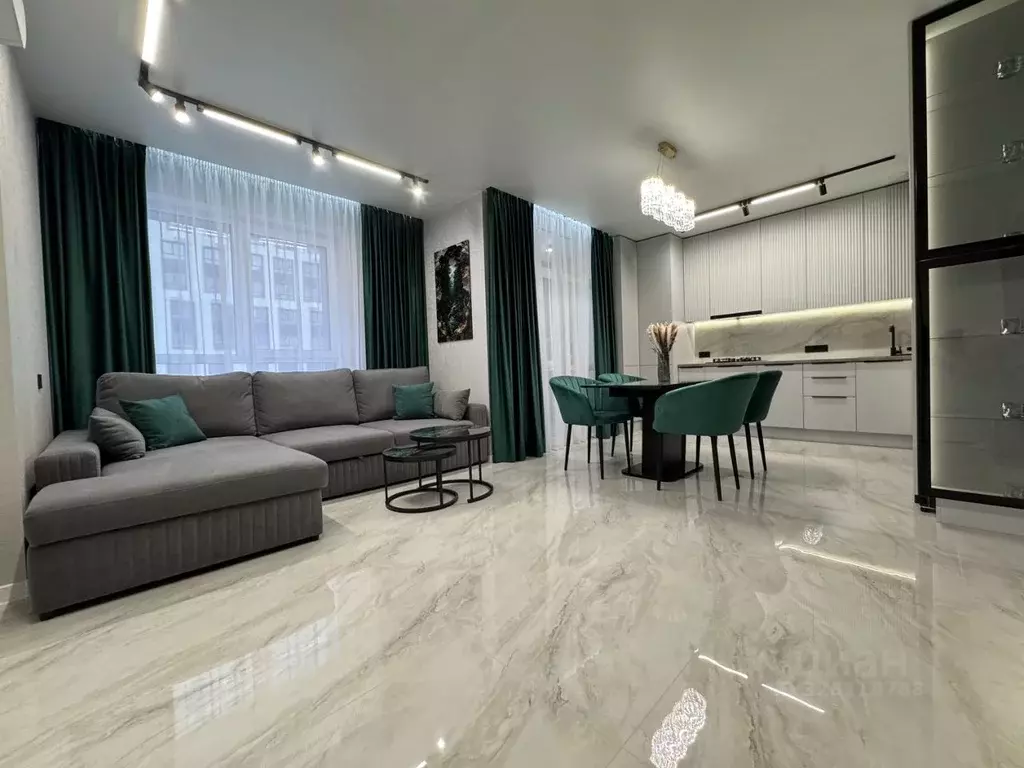 2-к кв. Ставропольский край, Ставрополь просп. Российский, 12к2 (77.0 ... - Фото 1