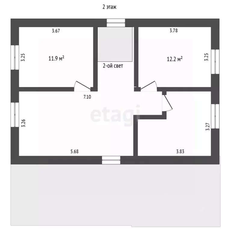 Дом в Вологодская область, Кадуйский муниципальный округ, д. Заозерье ... - Фото 1