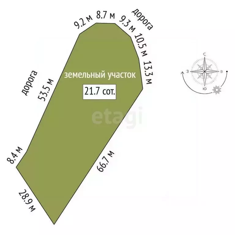 Участок в Крым, Феодосия муниципальный округ, с. Краснокаменка ул. ... - Фото 2