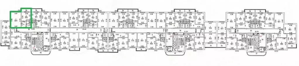 Аукцион: 1-к. квартира, 41,4 м, 7/18 эт. - Фото 1