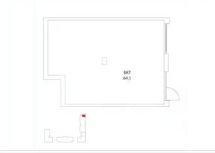 Торговая площадь в Москва ул. Нижние Мневники, 10 (65 м) - Фото 2