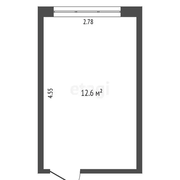 1к в -комнатной квартире ( м) - Фото 1