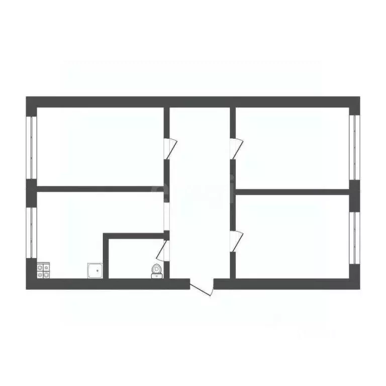 3-к кв. Костромская область, Кострома ул. Островского, 2 (72.7 м) - Фото 1