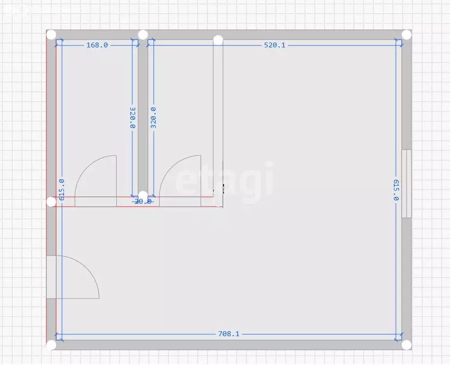 Квартира-студия: Казань, Щербаковский переулок, 7 (49.9 м) - Фото 1