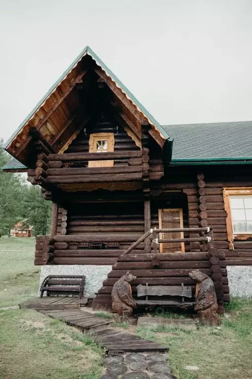 Дом в Алтай, Усть-Коксинский район, пос. Тюгурюк  (35 м) - Фото 1