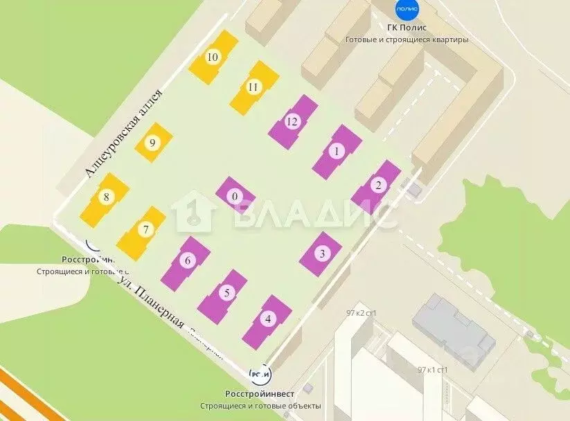 1-к кв. Санкт-Петербург Планерная ул., 99 (45.3 м) - Фото 1