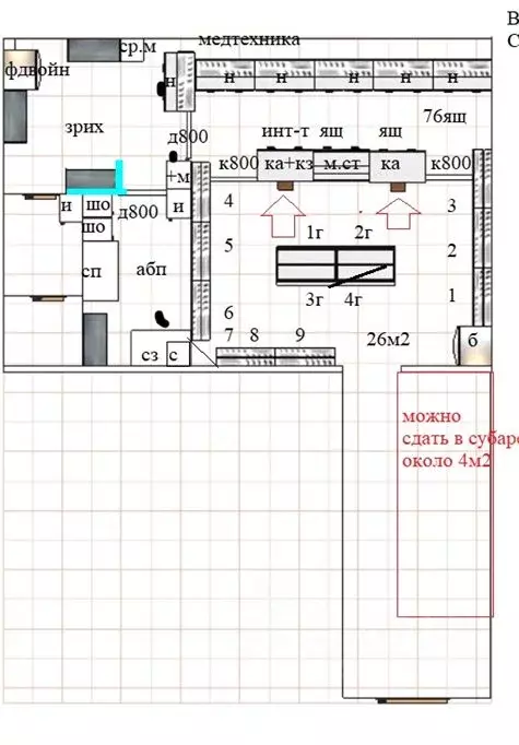 Помещение свободного назначения в Воронежская область, Воронеж ул. ... - Фото 2