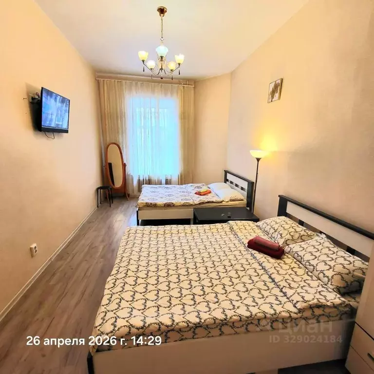 Комната Санкт-Петербург Гончарная ул., 24 (18.0 м) - Фото 1