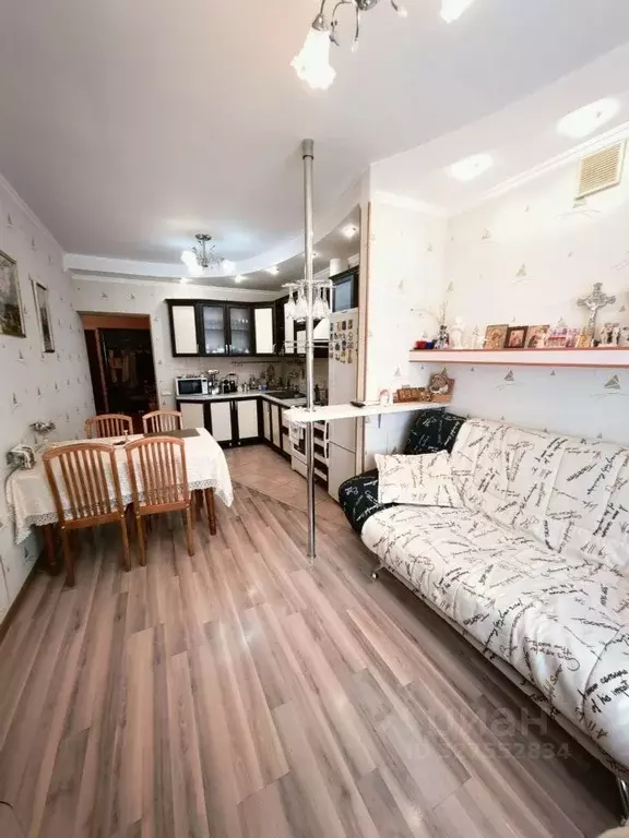 1-к кв. Татарстан, Казань ул. Юлиуса Фучика, 62А (57.4 м) - Фото 0