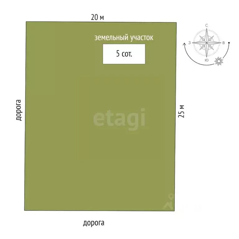 Участок в Ростовская область, Аксайский район, Рассветовское с/пос, ... - Фото 2