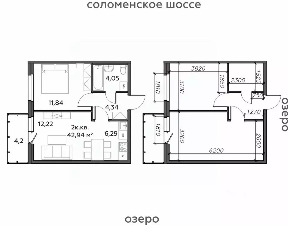 2-к кв. Карелия, Петрозаводск Вороний Наволок тер., Талоярви мкр,  ... - Фото 1