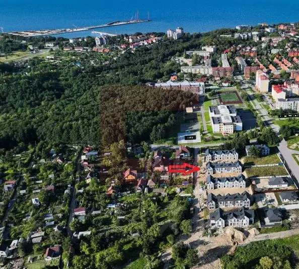 Таунхаус в Калининградская область, Пионерский Октябрьская ул., 10А ... - Фото 1