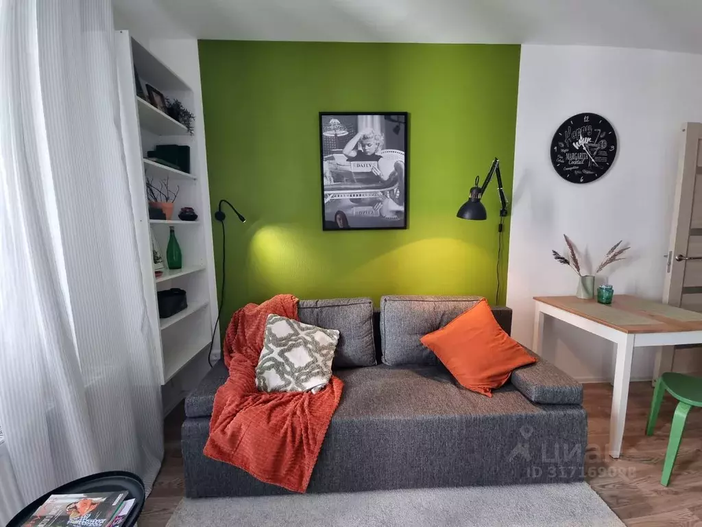 Студия Санкт-Петербург наб. Реки Каменки, 25 (23.0 м) - Фото 1