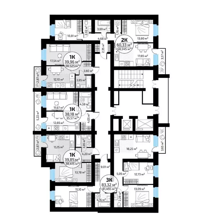 1-к кв. Самарская область, Самара пос. Мехзавод, Новая Самара мкр,  ... - Фото 2