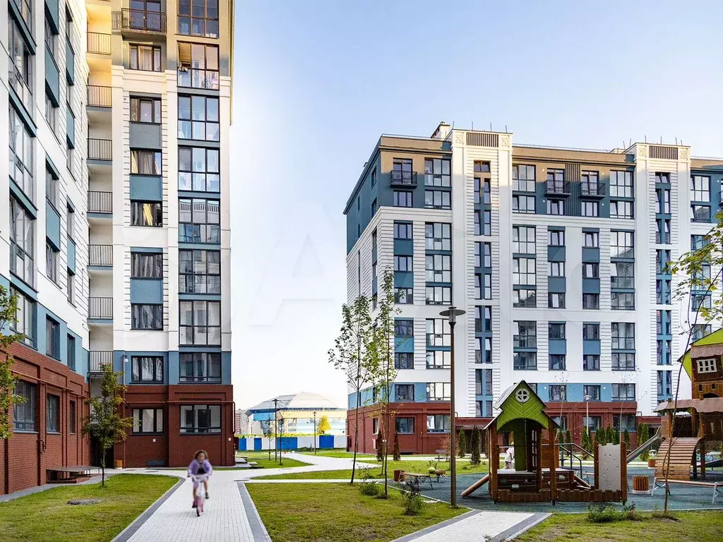 1-к. квартира, 38,3 м, 6/9 эт. - Фото 0